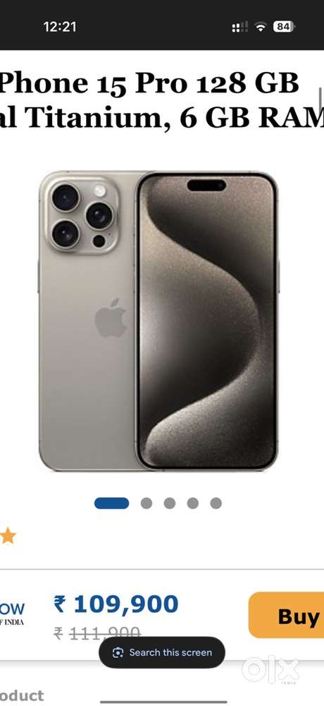 Iphone 15 pro titanium colour