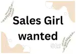 Shop Incharge girl wanted for Tailoring Shop