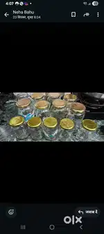 Glass jars