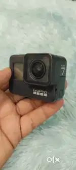 GoPro Hero 7 Black in good condition with battery cable