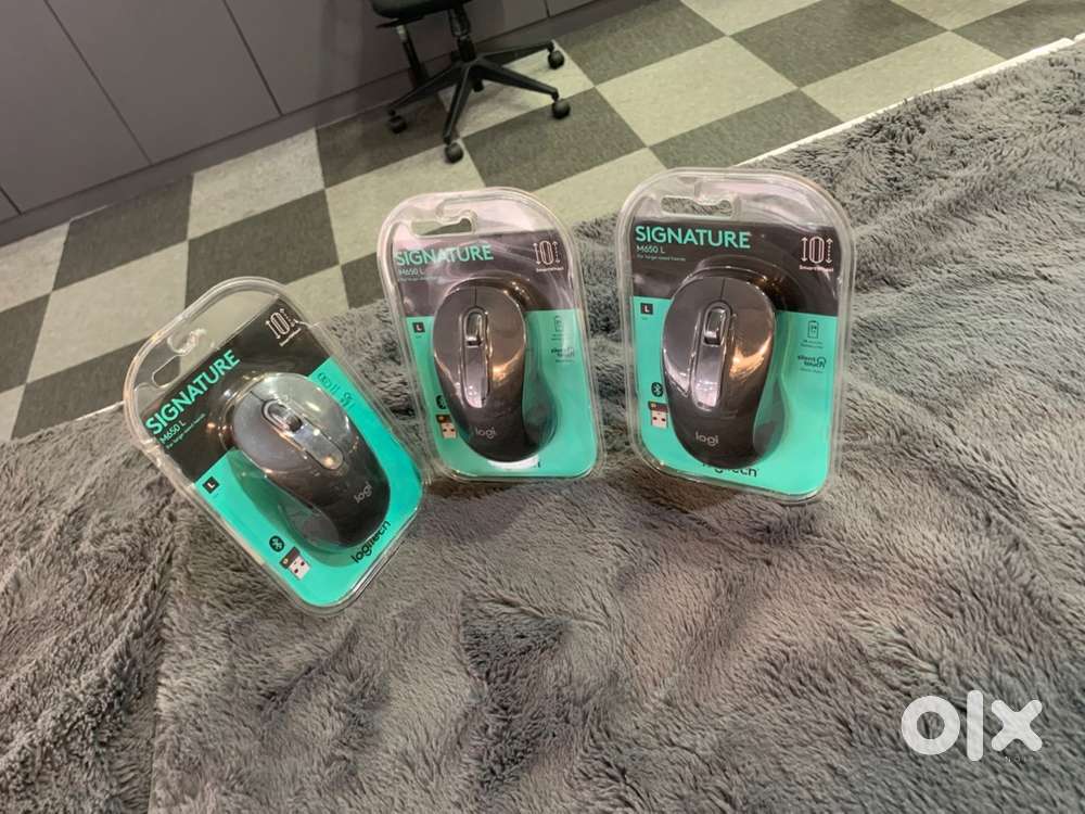 Logitech Mouse M650 L Sealed silent Touch &Clicks With Warranty & Bill