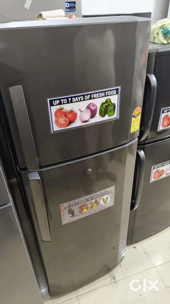 Double door fridge with warranty and good condition
