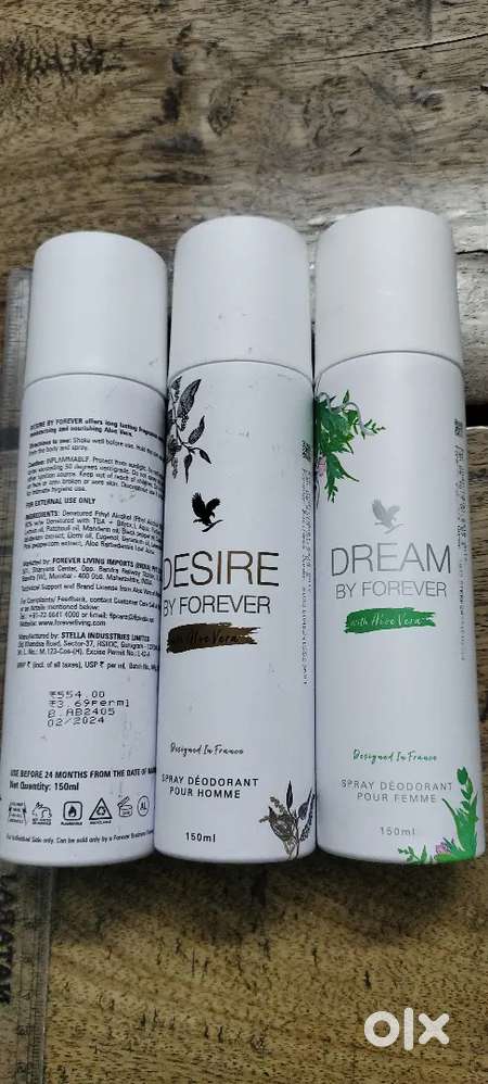 Spray deodorant