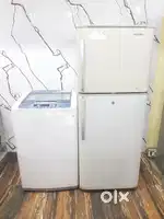 Samsung refrigerator and lg top load fully automatic washing machine