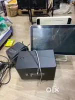 Pos system with printer and barscanner printer