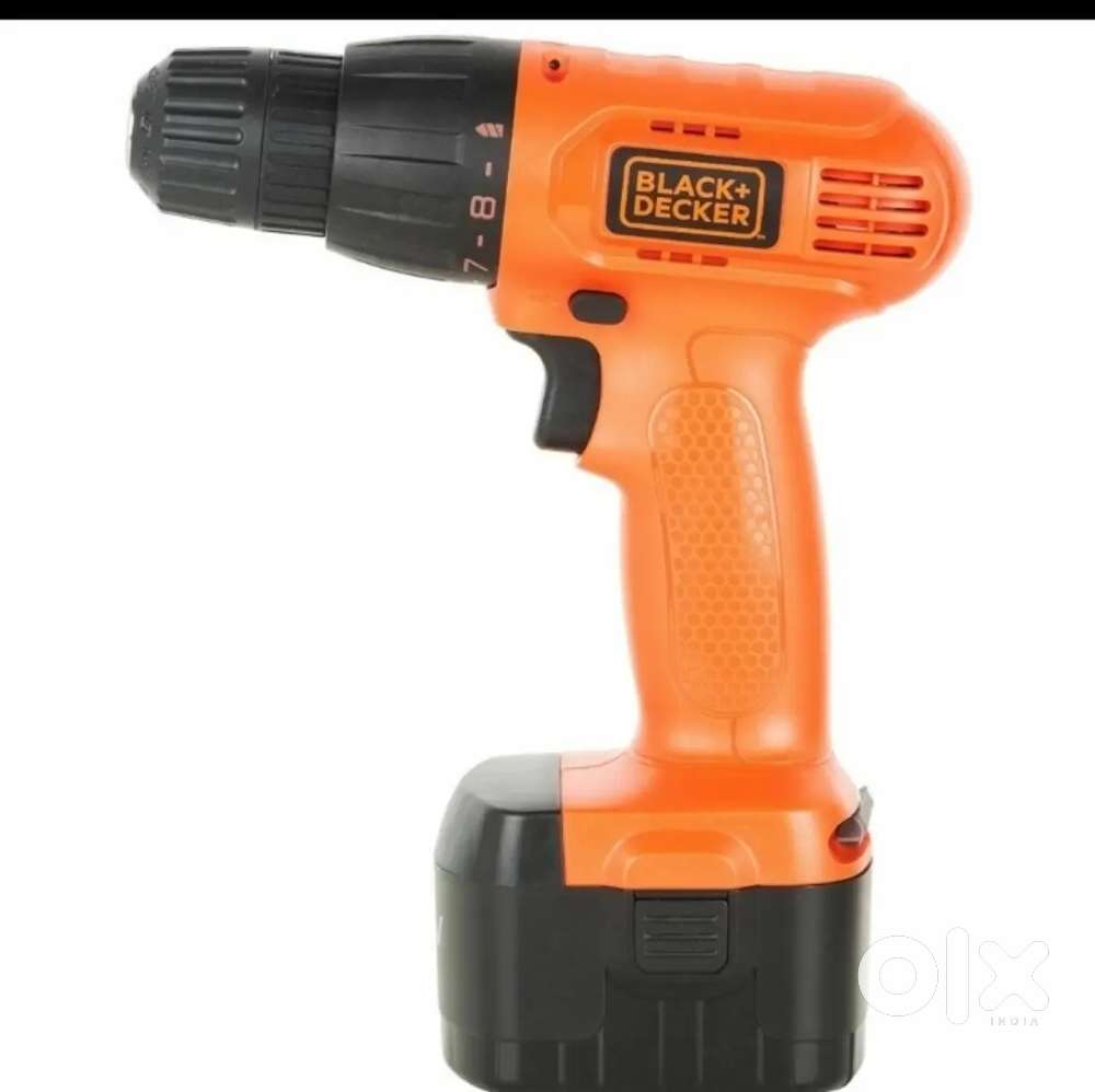 Black Decker 12 V Material Cordless Drill Machine Accessories Kit Box