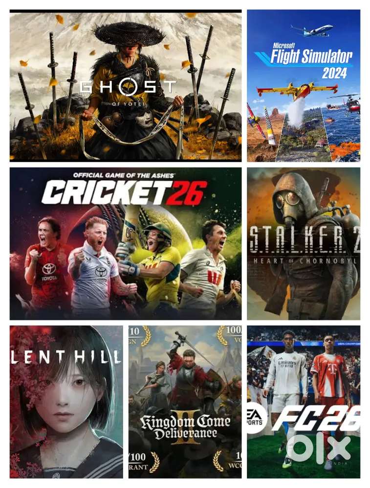 Nintendo Switch 1&2,PS4&5,Xbox GAMES Cricket,Fc,Yotei,Black Myth,Mario