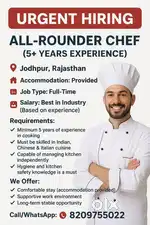 Italian, indian, chinese pure veg