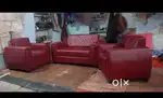 Turkish model sofa designed for comfort with thick plush cushions and