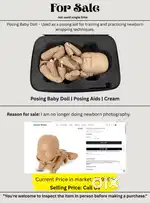 Newborn posing doll  Sigma MC 11  Godox SK 400V kit