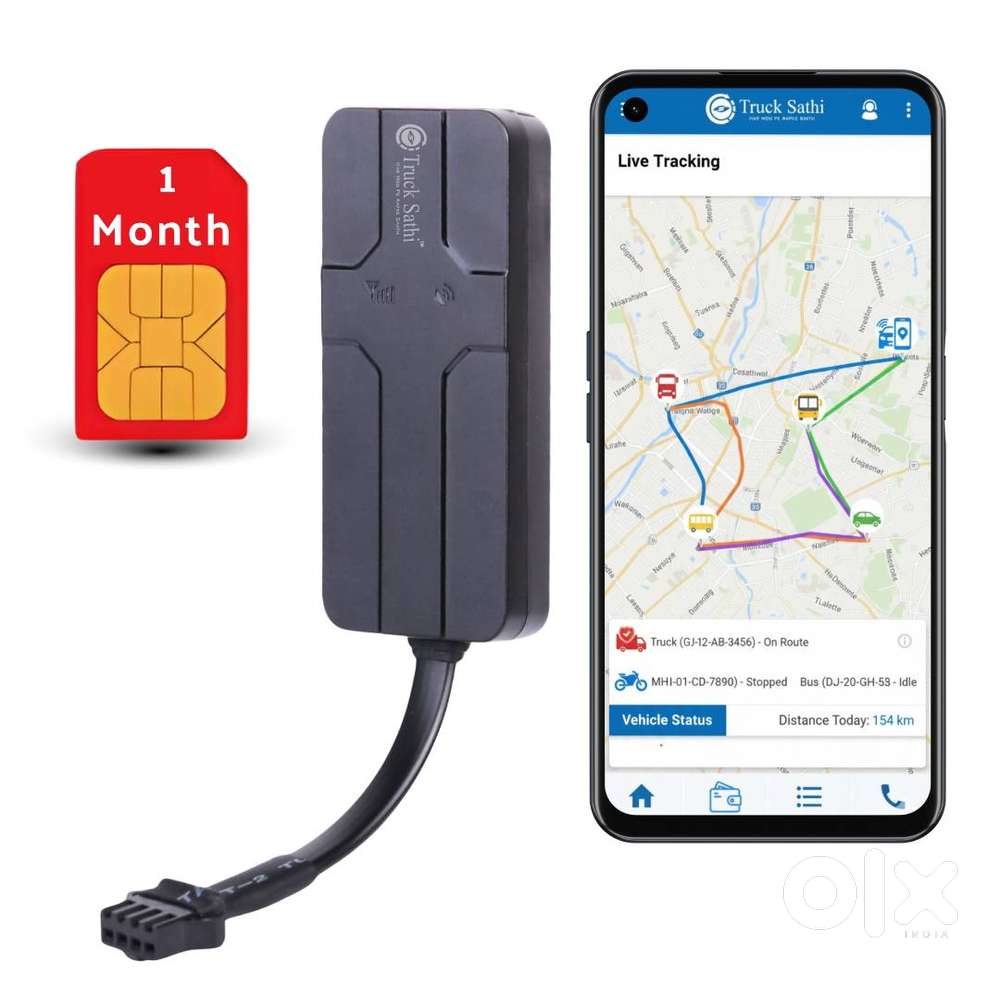 TruckSathi Real-Time GPS Tracker for Car Bike Truck  Waterproof