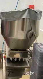 Chocolate depositor machine. Wax, cream, soap, cosmetics depositor