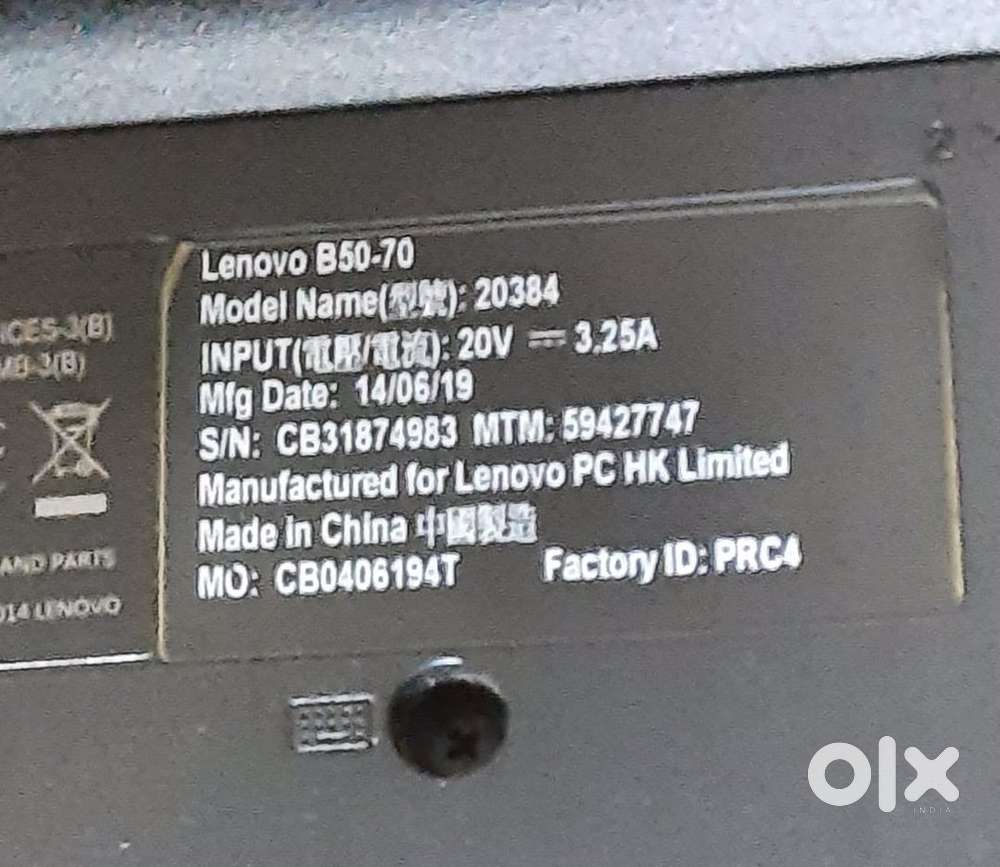 Lenovo B50-70 Notebook(4th Gen)