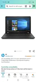 HP LAPTOP INTEL CORE i3