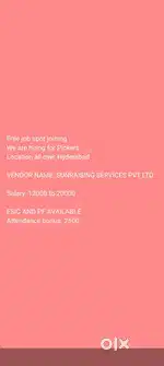 Need male's packing picker in Bhudevi nagar
