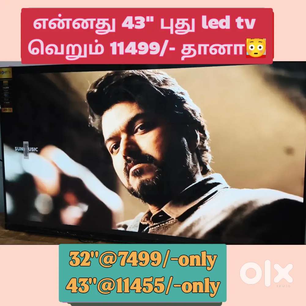 Clearance sales _& sony new 43 inch smart led tv just 11345