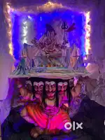 Themed decoration for ganpati/nawratri