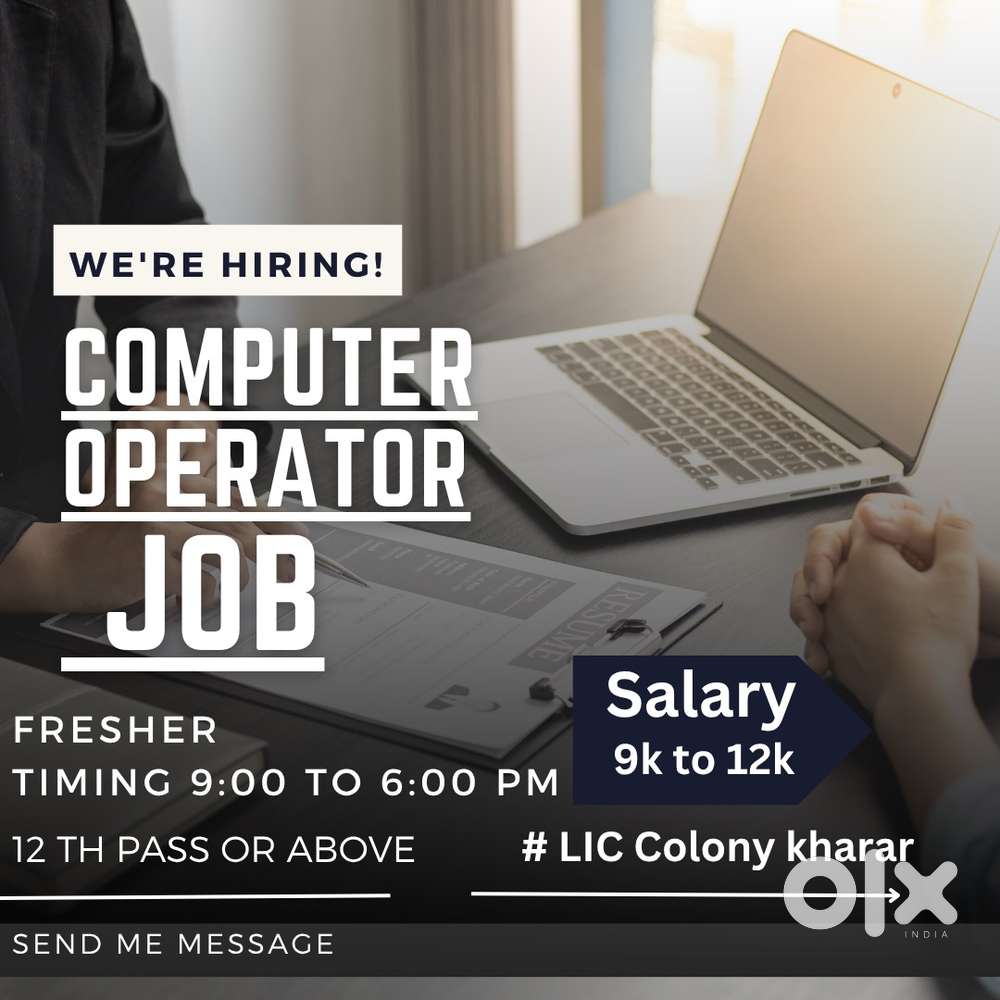 Computer operator and sale expert