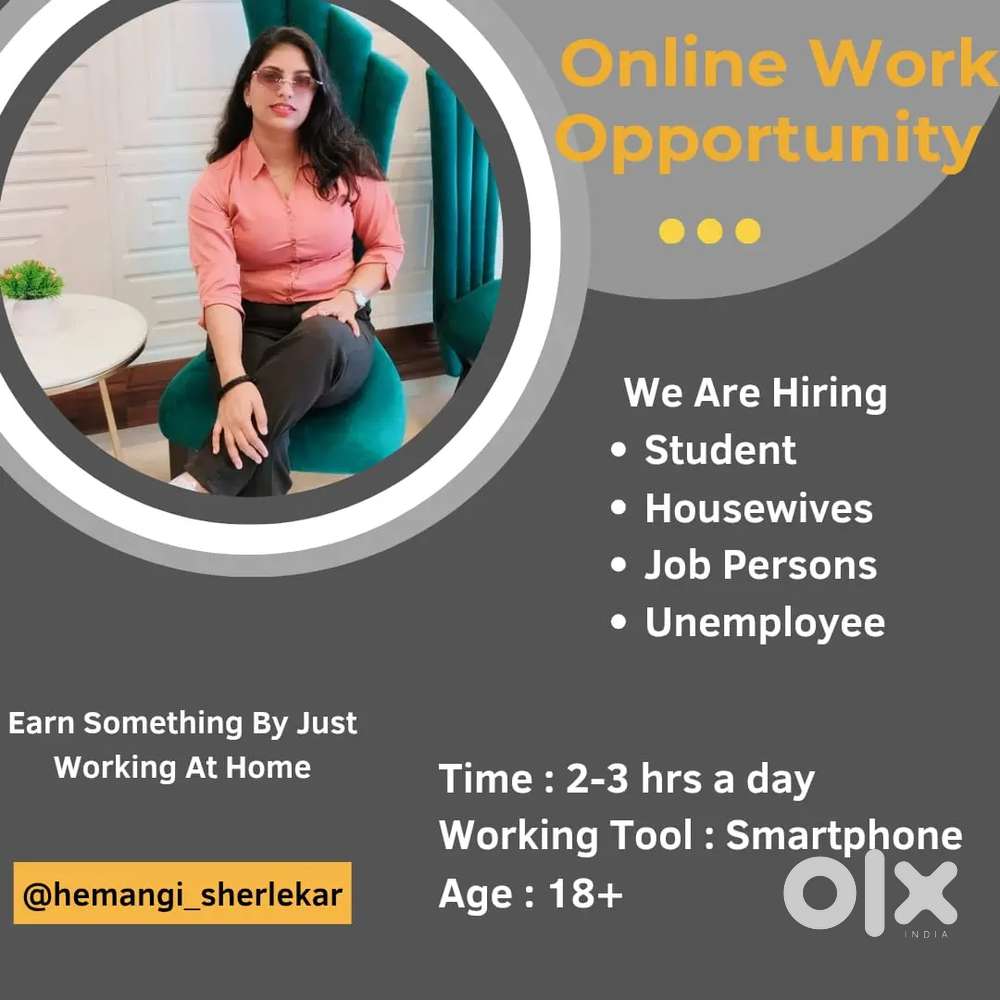 Online work oppertunity