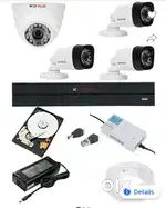 CCTV cameras and DVR.
