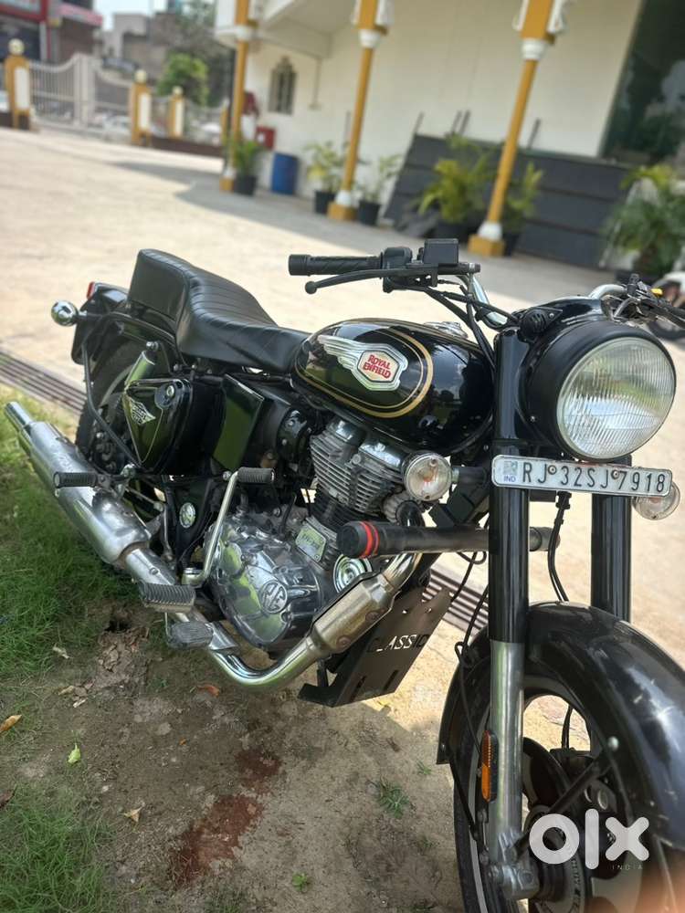 Bike in jaipur Black horse with alloy wheels