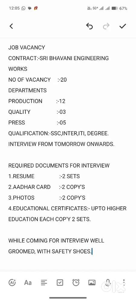 Manpower for Production