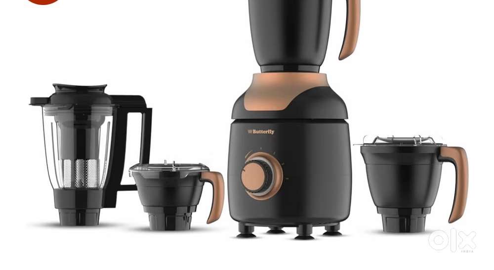 Butterfly mixer grinder ziera black 1000 watts