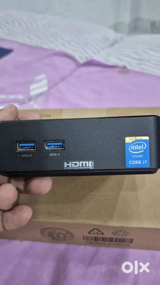 asus mini pc with lenovo monitor