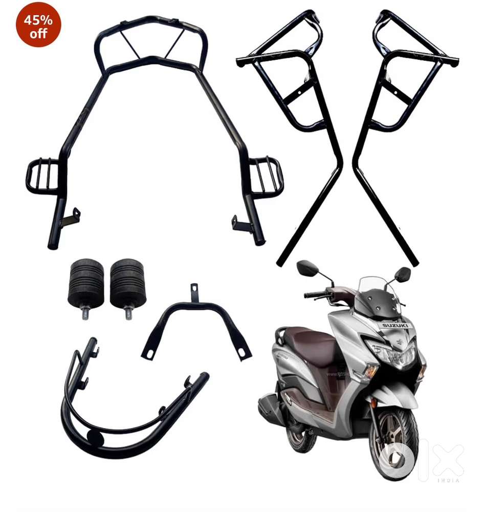 Burgman Street 125 Crash Guard & foot rest , seat cover, foot mat