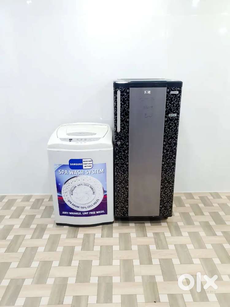 Samsung Top Load Washing Machine & Videocon Fridge – Good Condition”