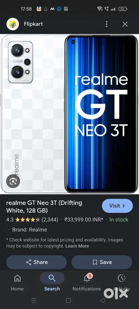 Realme gt neo 3t