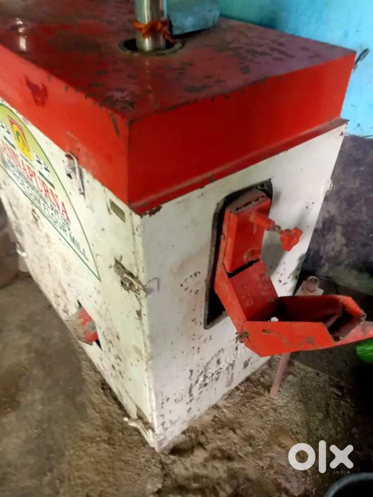 Washing Machine, Bench Grinder, Mini Rice Cum Flour Mill.