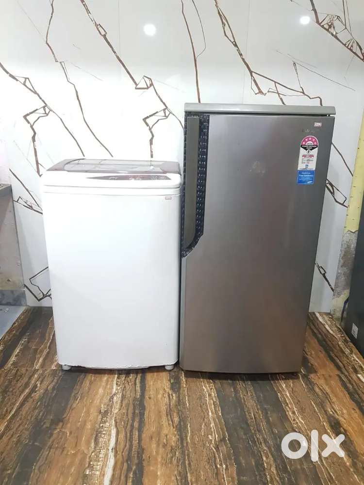 *2*Samsung 5 star ratings refrigerator and godrej washing machine*2*