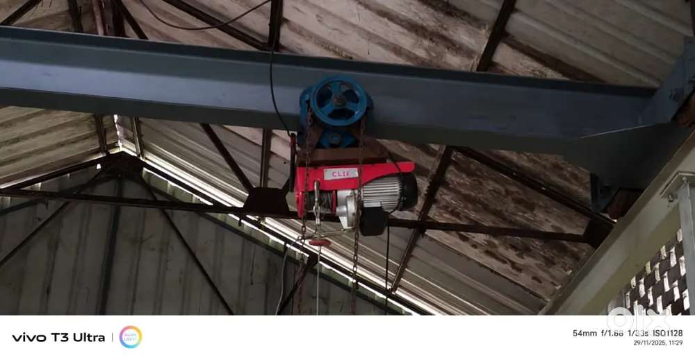 Electrical Winch /Chain Hoist Crane Complete Set