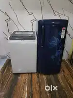 Samsung new version single door refrigerator and washing machine