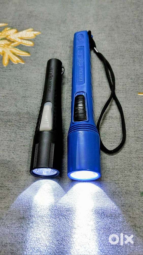 Eveready AA battery type torch with new Duracell batteries