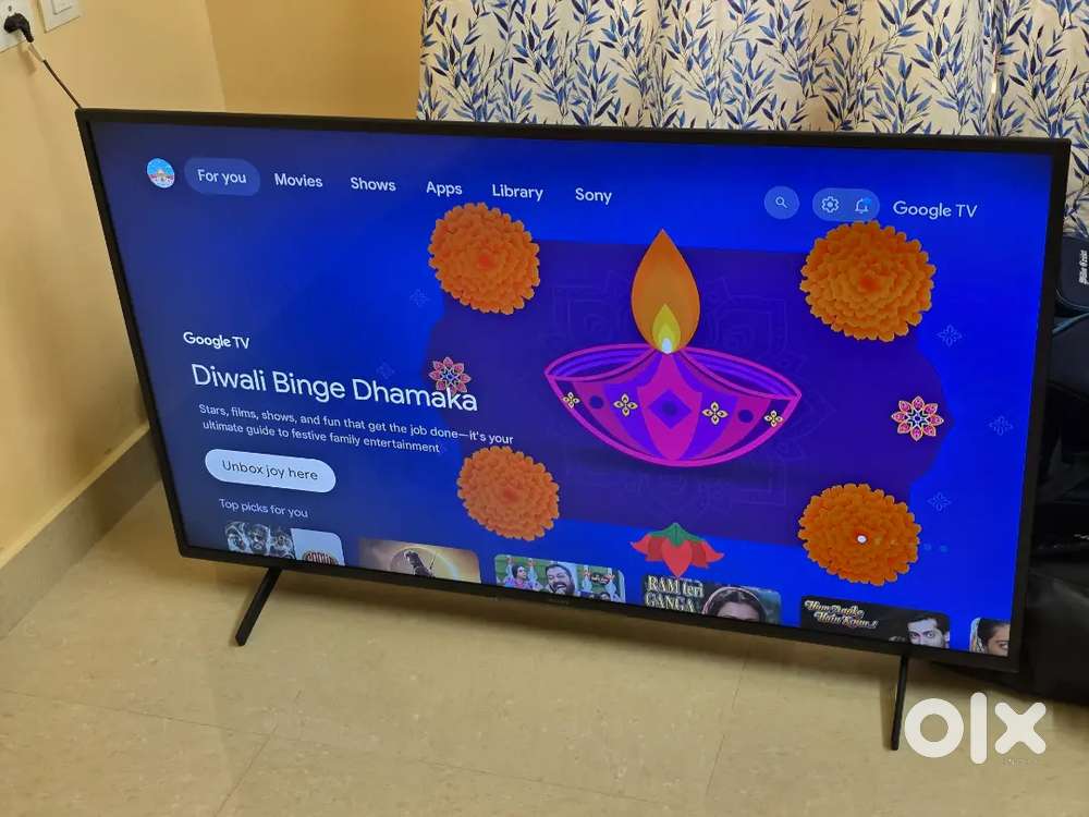 Sony 4K LED TV 55 inch, 3 Year Warranty