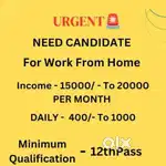 Work From Home (Part Time to Full Time)