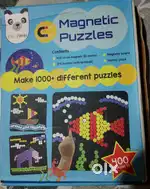 1+1 Magnetic Puzzle + Shaped Puzzle Game for kids