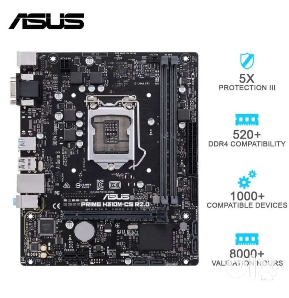 Motherboard Asus H310M CS. 8th & 9th Gen.