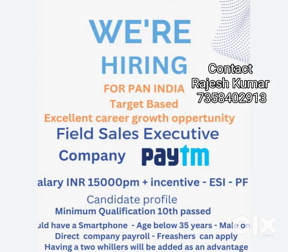 PAYTM job wanted