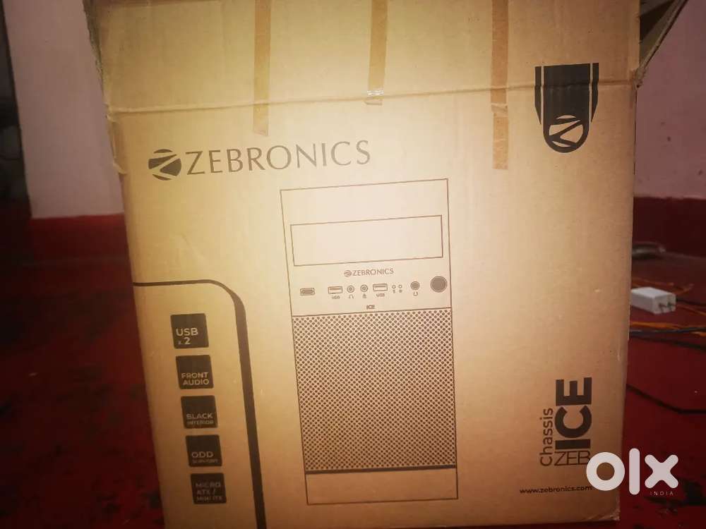 zebronics cabinet& zebronics power supply