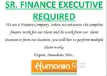 ACCOUNTS and FINANCE EXECUTIVE REQUIRED!! Urgent