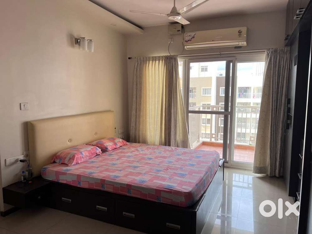 Super king bed with mattress and storage