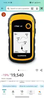New Garmin etrex 10 GPS