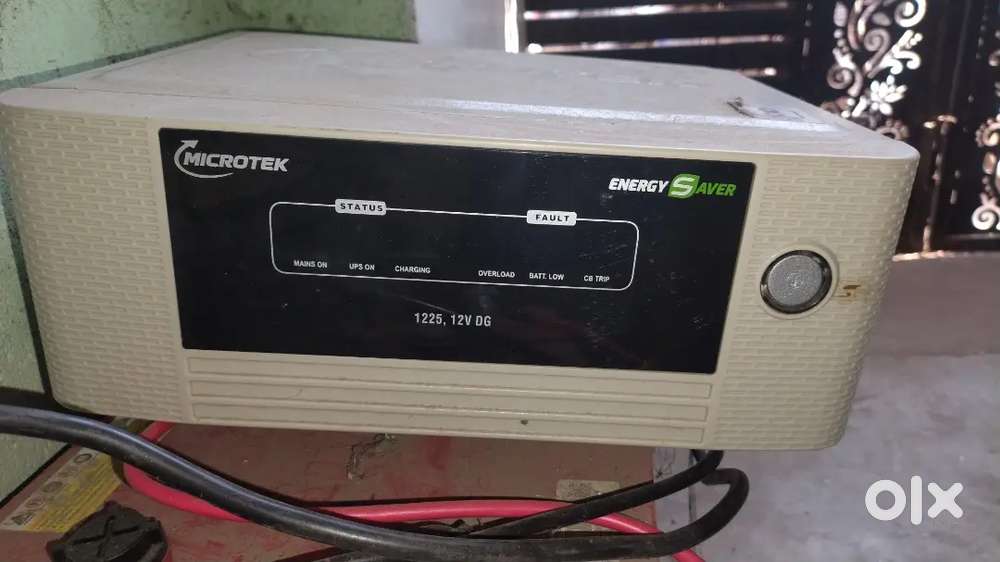 Inverter with battery