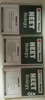 Neet ug Allen module available only biology