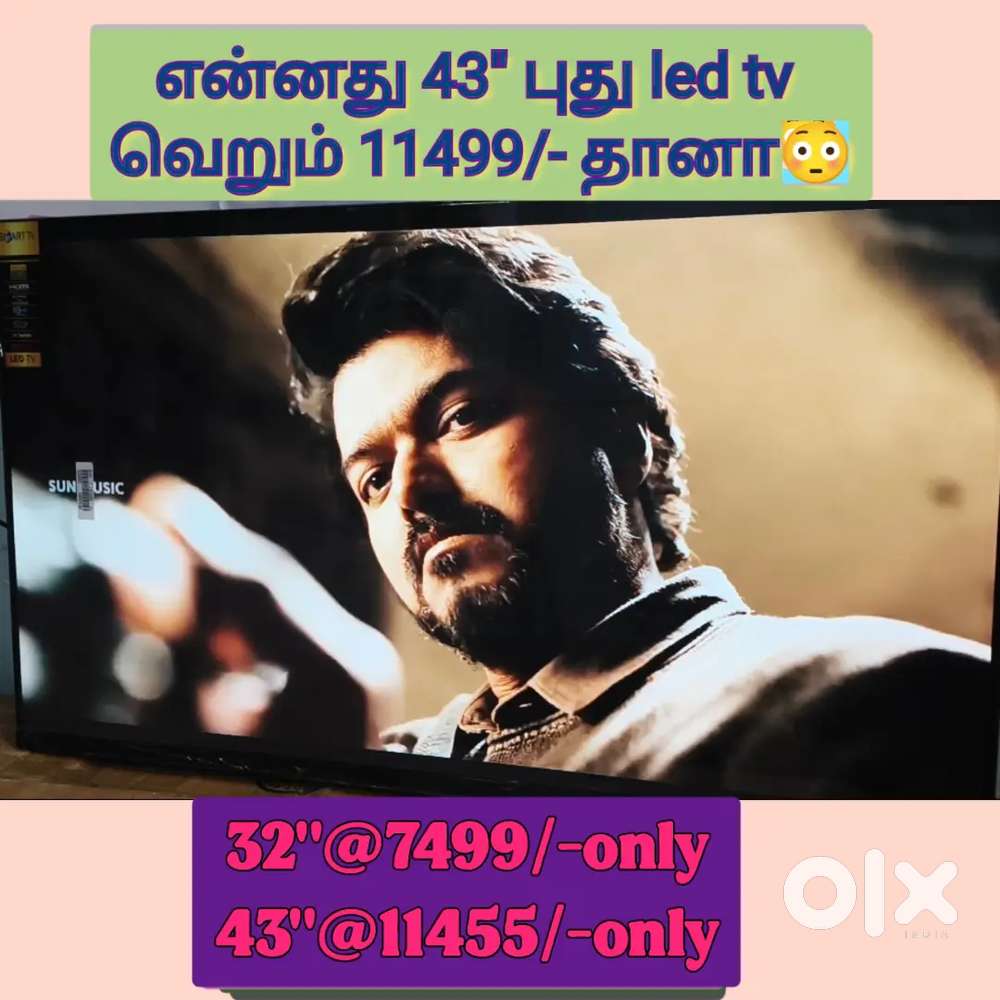 Book now _$ sony new 43 inch smart led tv just 11455