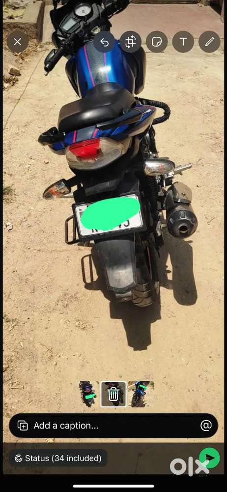 First owner bike like new condition non used bike only 17000 km driven