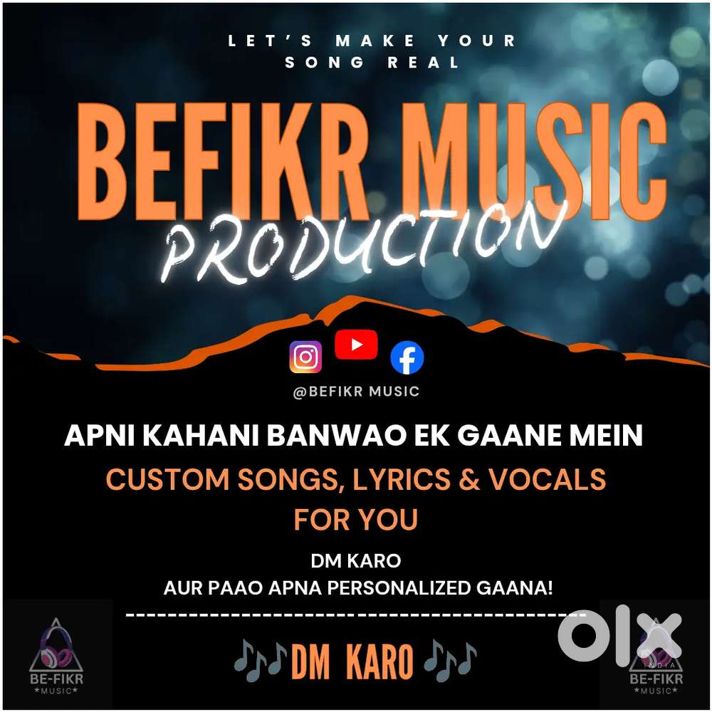 I Create Songs About You — Your Name, Your Story, Your Feelings.”